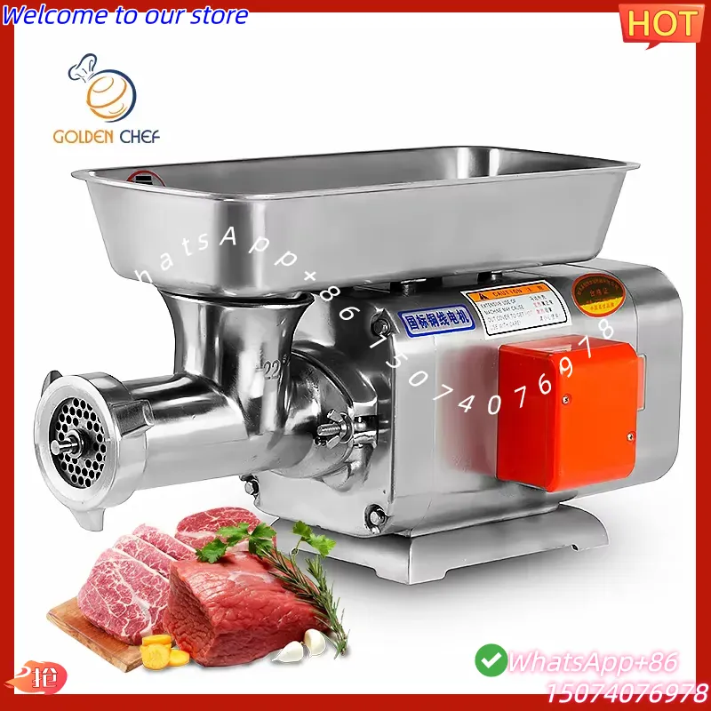 Commercial Kitchen Grinder - Máquina Procesadora de Carne Eléctrica de