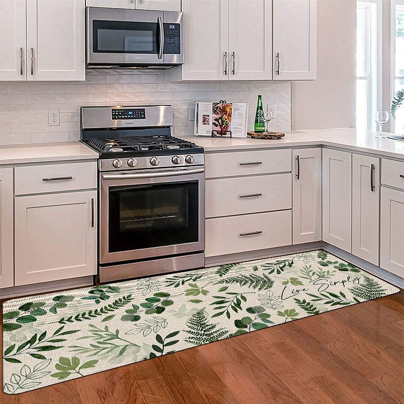 Commercial Kitchen Background - Alfombra de Cocina Minimalista con Diseño