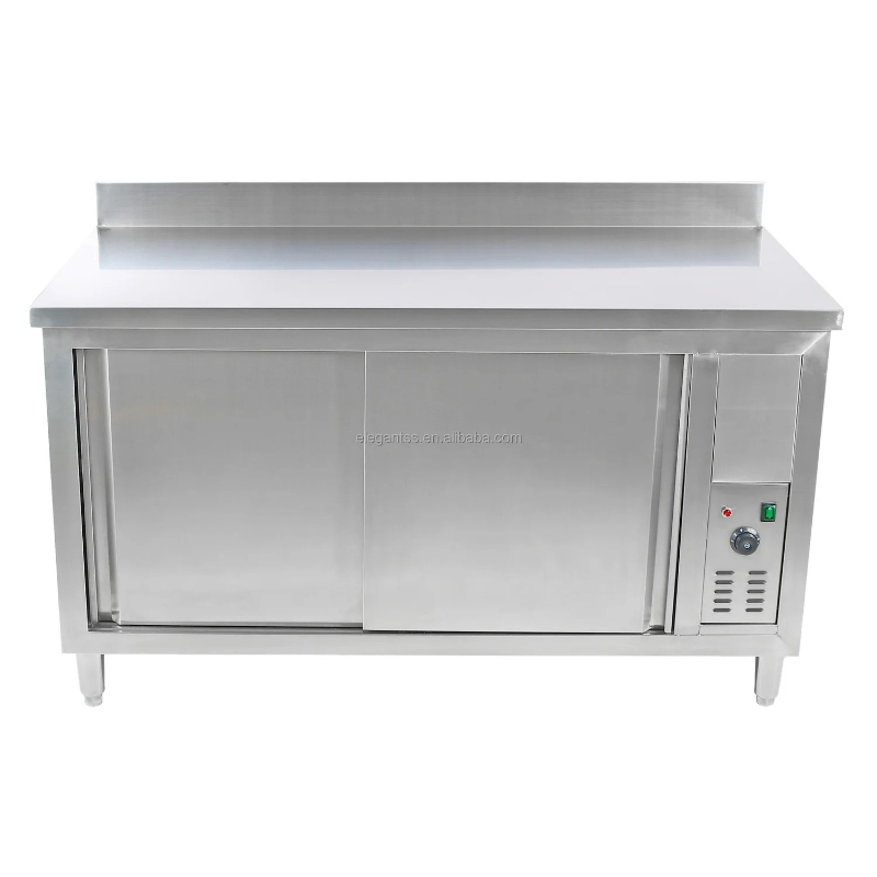 Commercial Kitchen Backsplash - Banco de trabajo térmico eléctrico de