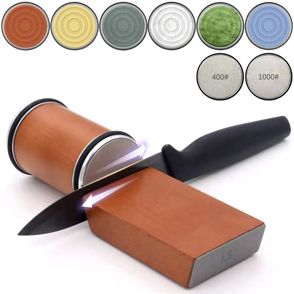 Commercial Kitchen Knife Set - Afilador de cuchillos rodante para kit