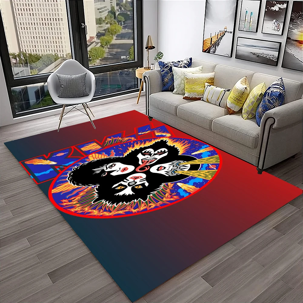 Commercial Kitchen Mats - Alfombra Retro KISS Rock Band para