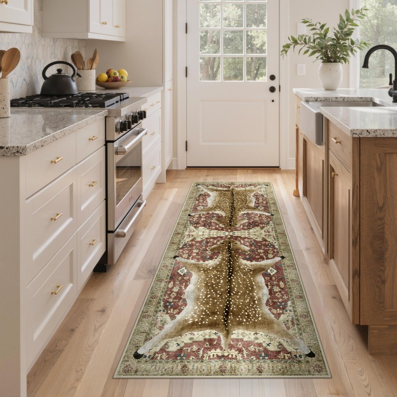 Commercial Kitchen Background - Alfombra con diseño de mariposa y