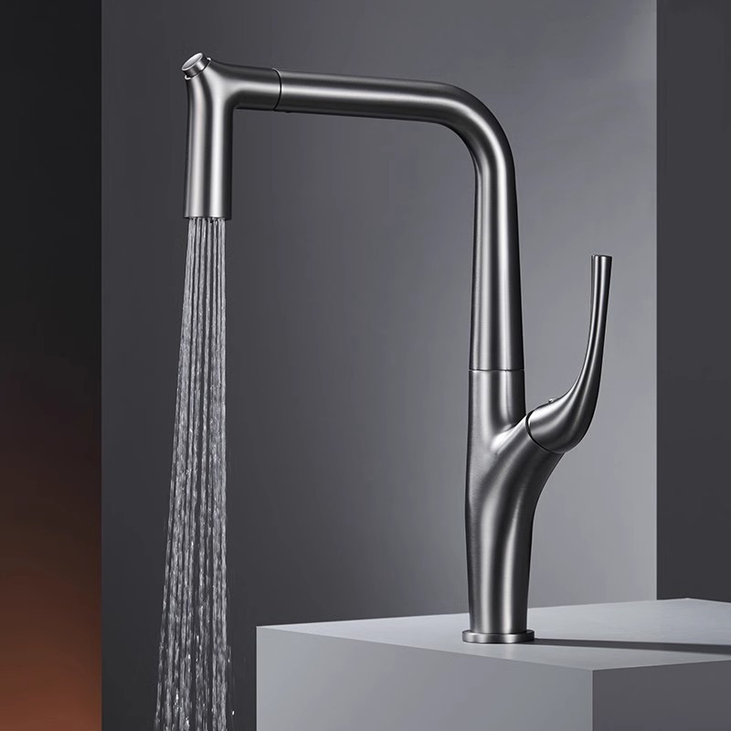 Commercial Kitchen Products - Grifo de cocina extraíble de Oro