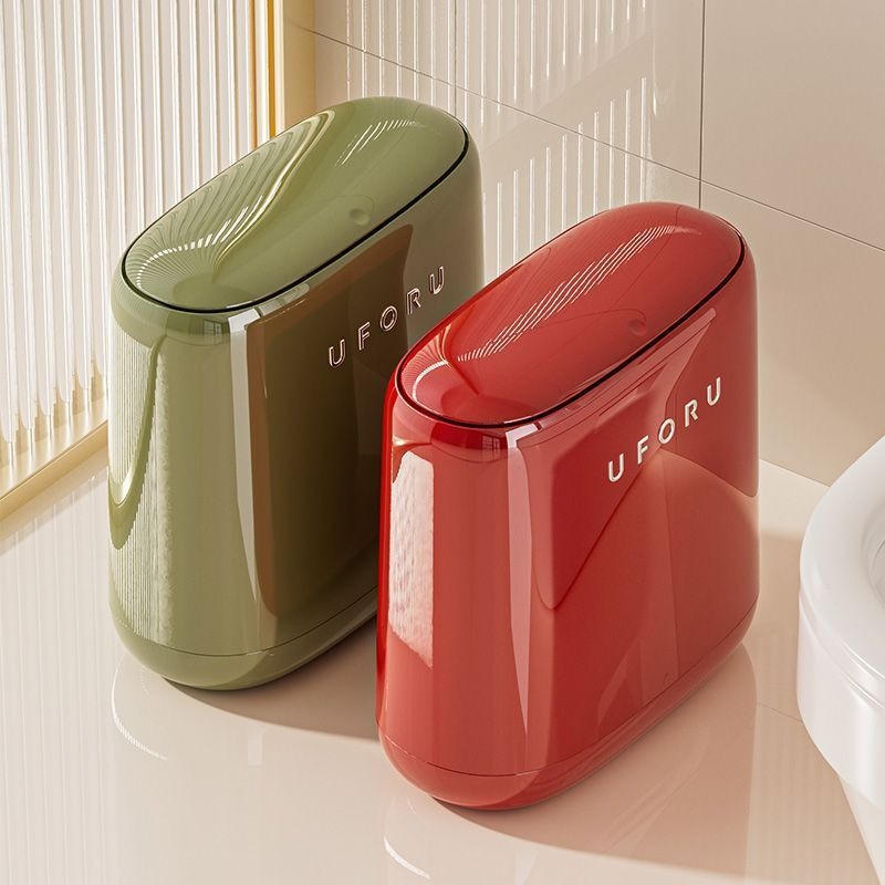 Commercial Kitchen Trash Can - Cubo de basura estrecho para baño,