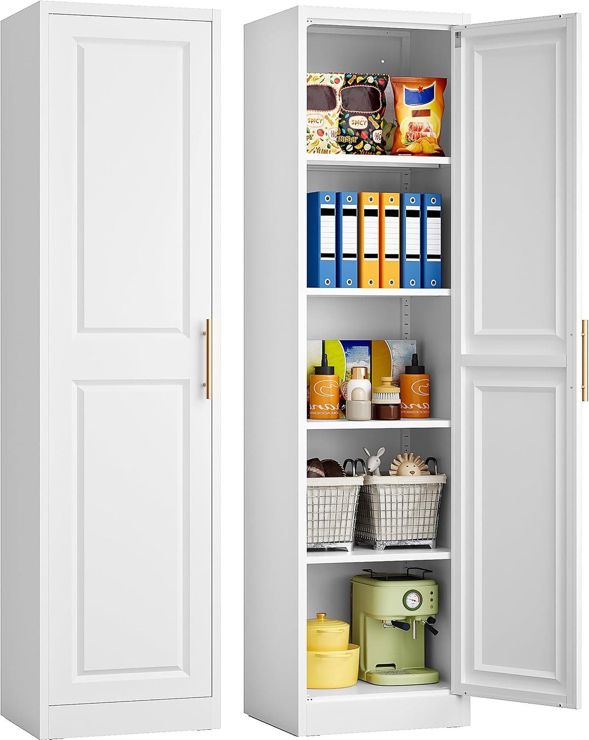 Commercial Kitchen Organiser - Armario de Almacenamiento Estrecho y Alto