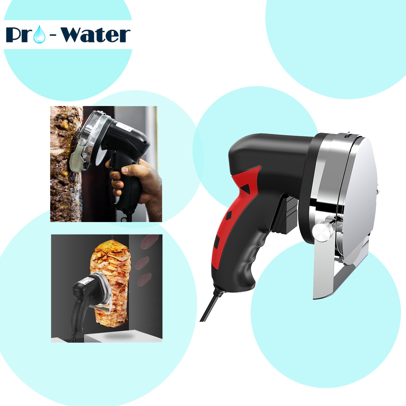 Meat Slicer Machine - Rebanador de carne asada, cuchillo de