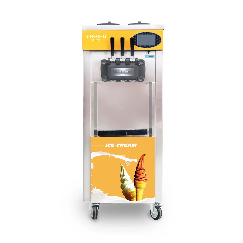 Soft Serve Ice Cream Machine - Máquina Comercial para Hacer Helado Rápido,