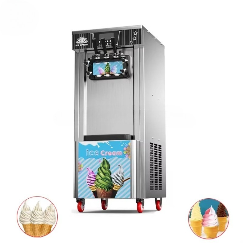 Soft Serve Ice Cream Machine - Máquina Comercial para Hacer Helado Suave,
