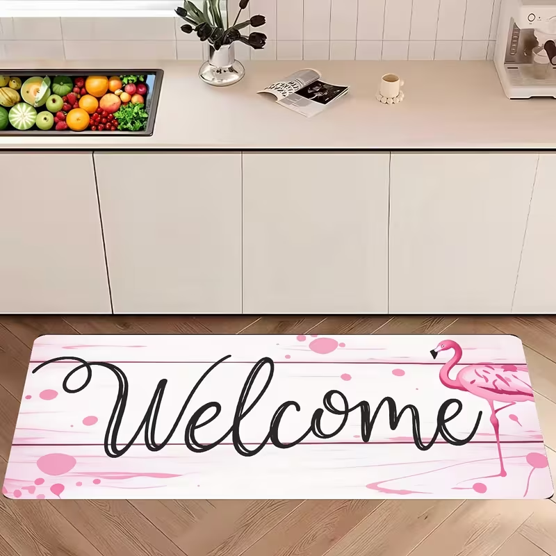 Commercial Kitchen Background - Alfombra de cocina larga con diseño