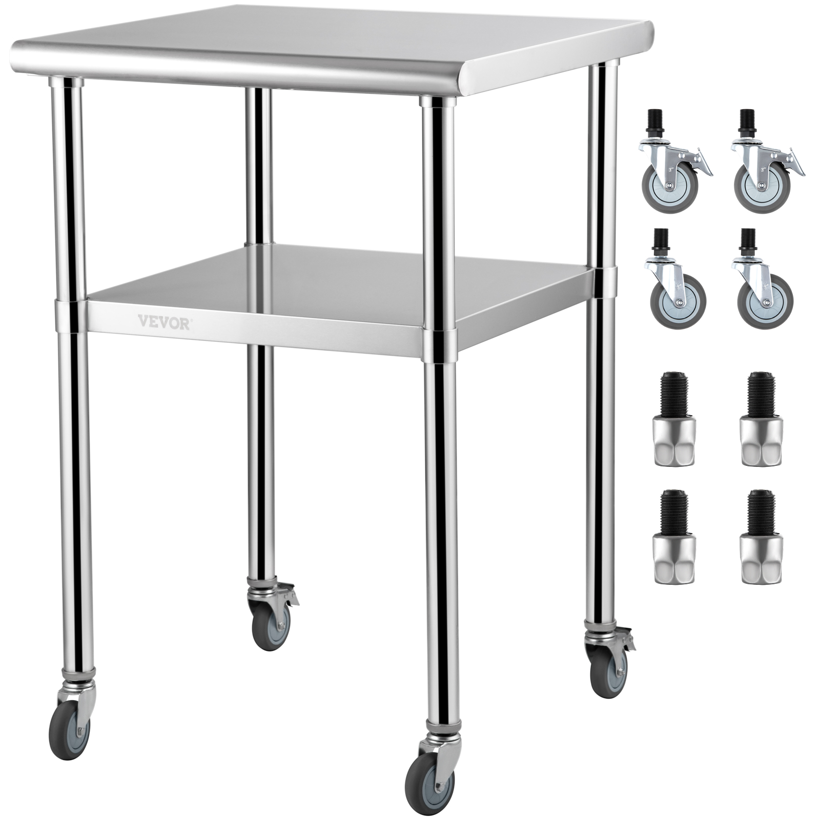 Commercial Kitchen Bench - Estantes de mesa de trabajo de