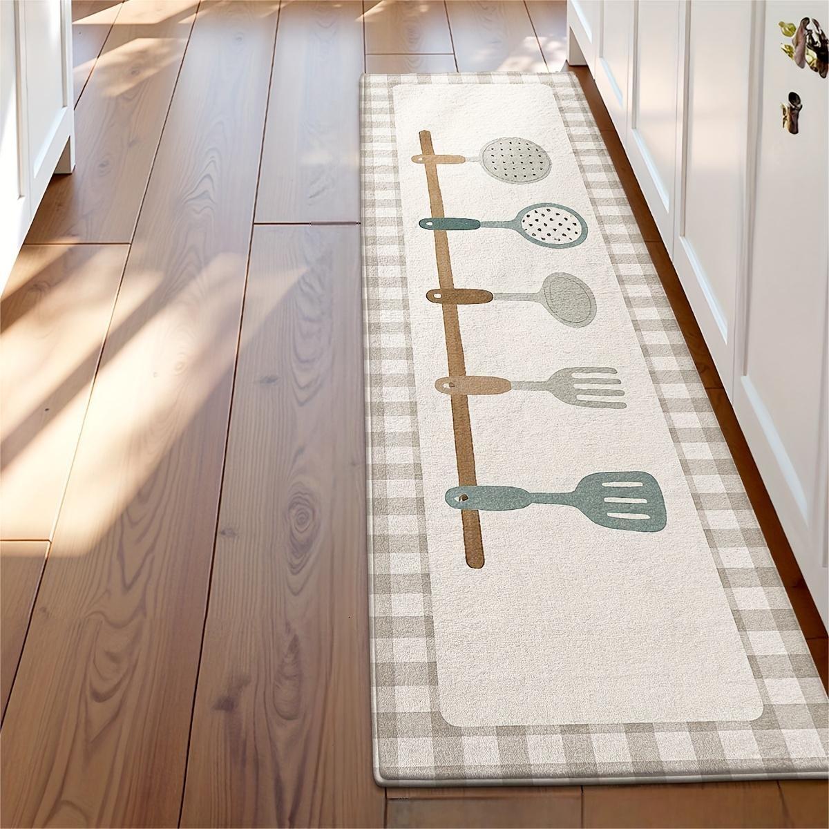 Alfombra de Cocina con Diseño  - Commercial Kitchen Background reseña y precio