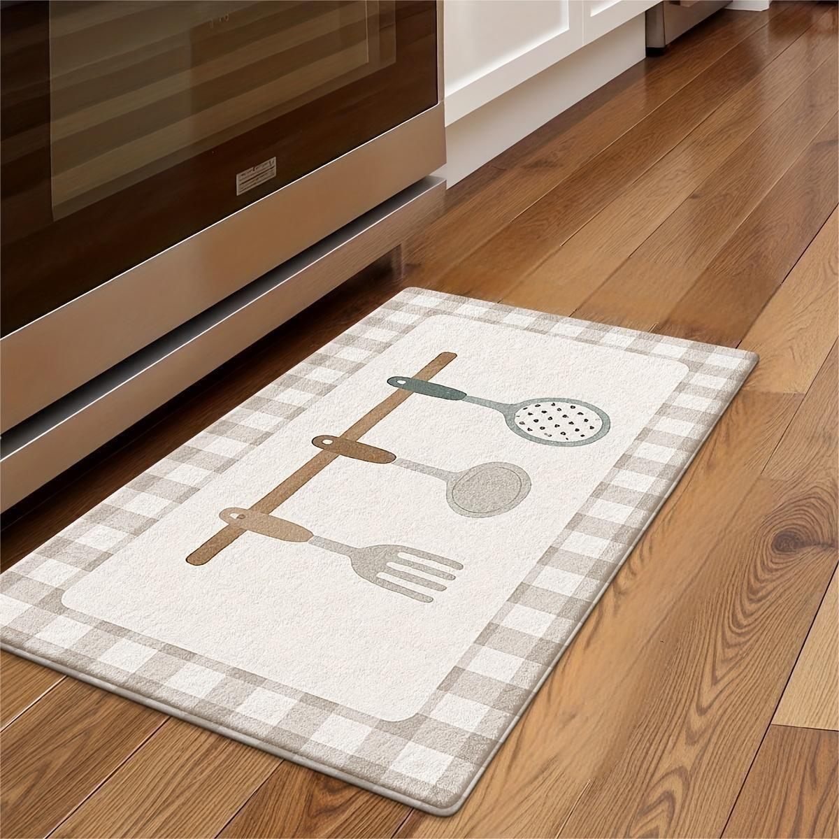Alfombra de Cocina con Diseño  - Commercial Kitchen Background reseña y precio