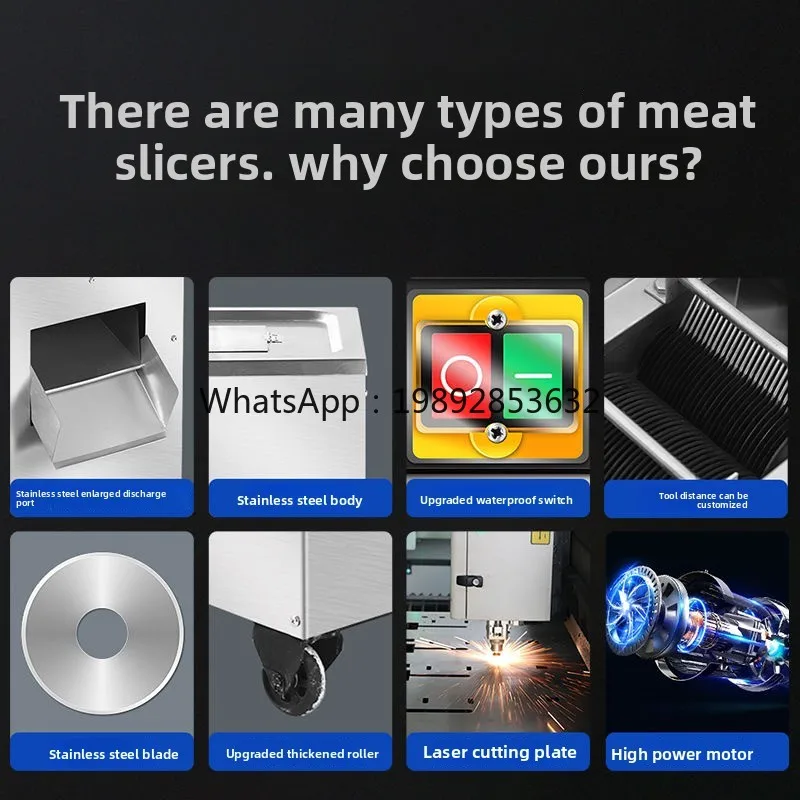 Rebanadora de Carne Comercial  - Meat Slicer Machine reseña y precio