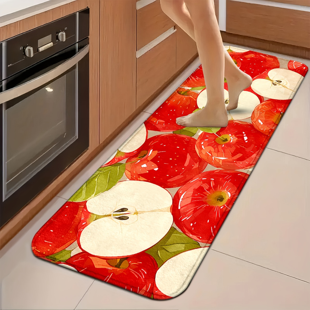 Alfombra de Cocina Gourmet con - Commercial Kitchen Background reseña y precio