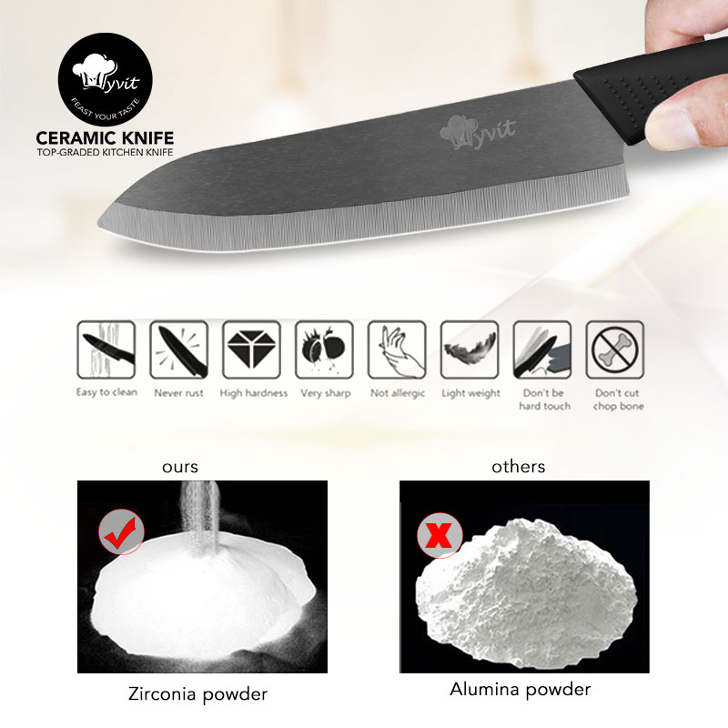Juego de Cuchillos de Cerámica - Commercial Kitchen Knife Set reseña y precio