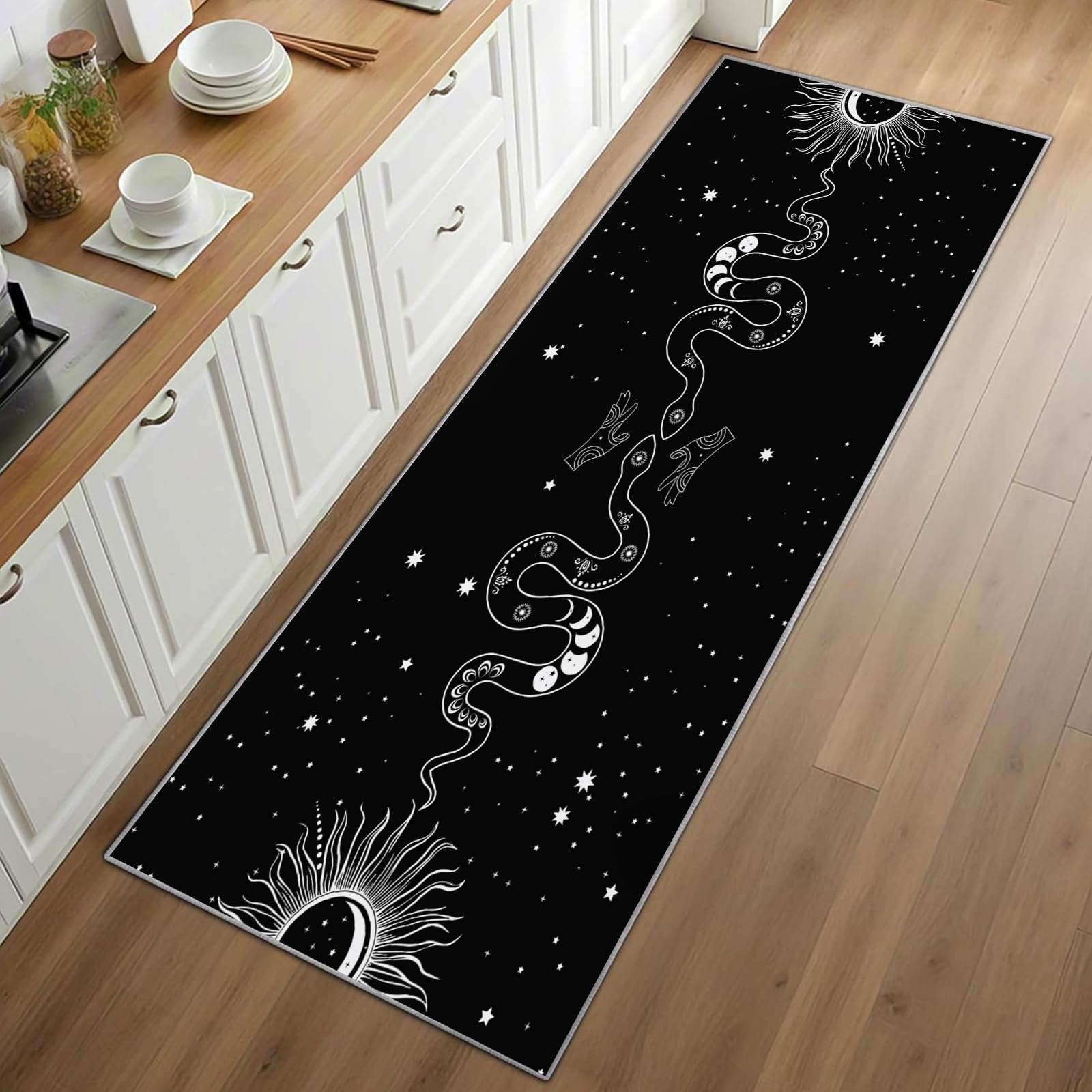 Alfombra gótica con diseño de  - Commercial Kitchen Background reseña y precio