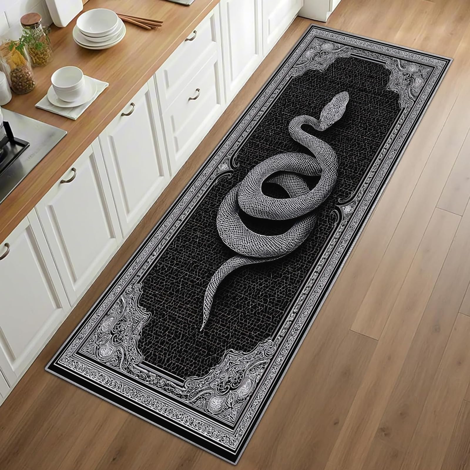 Alfombra gótica con diseño de  - Commercial Kitchen Background reseña y precio