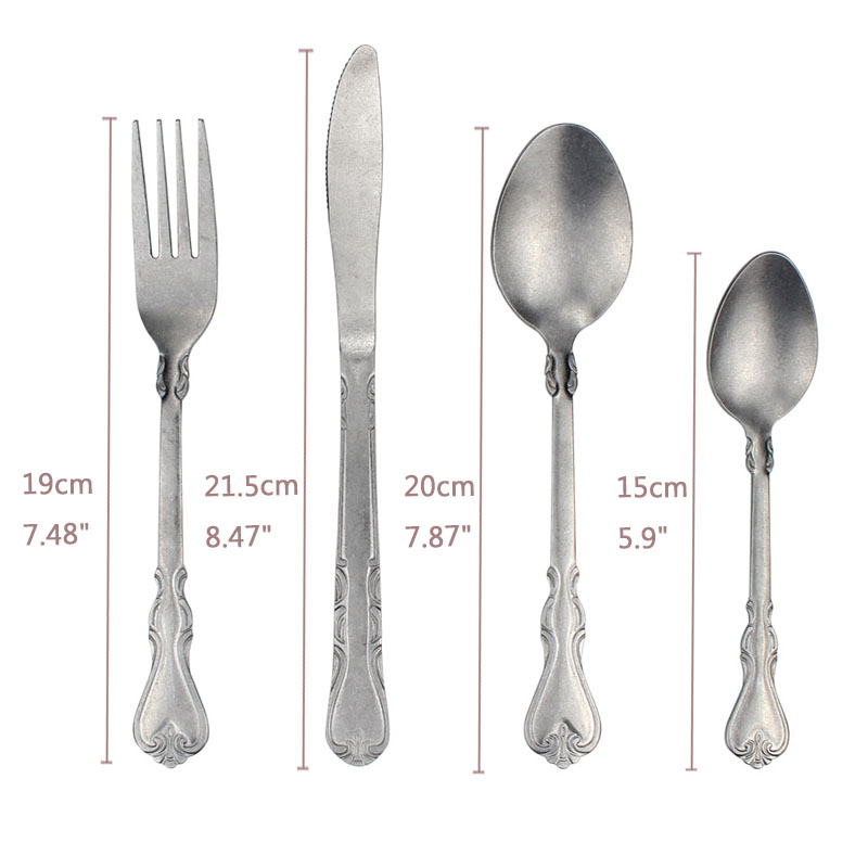 Cuchara y tenedor vintage hech - Commercial Kitchen Knife Set reseña y precio