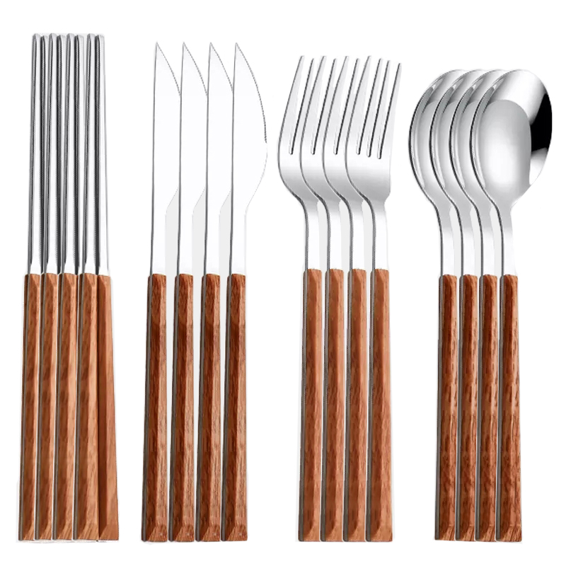 Juego de cubiertos con mango d - Commercial Kitchen Knife Set reseña y precio