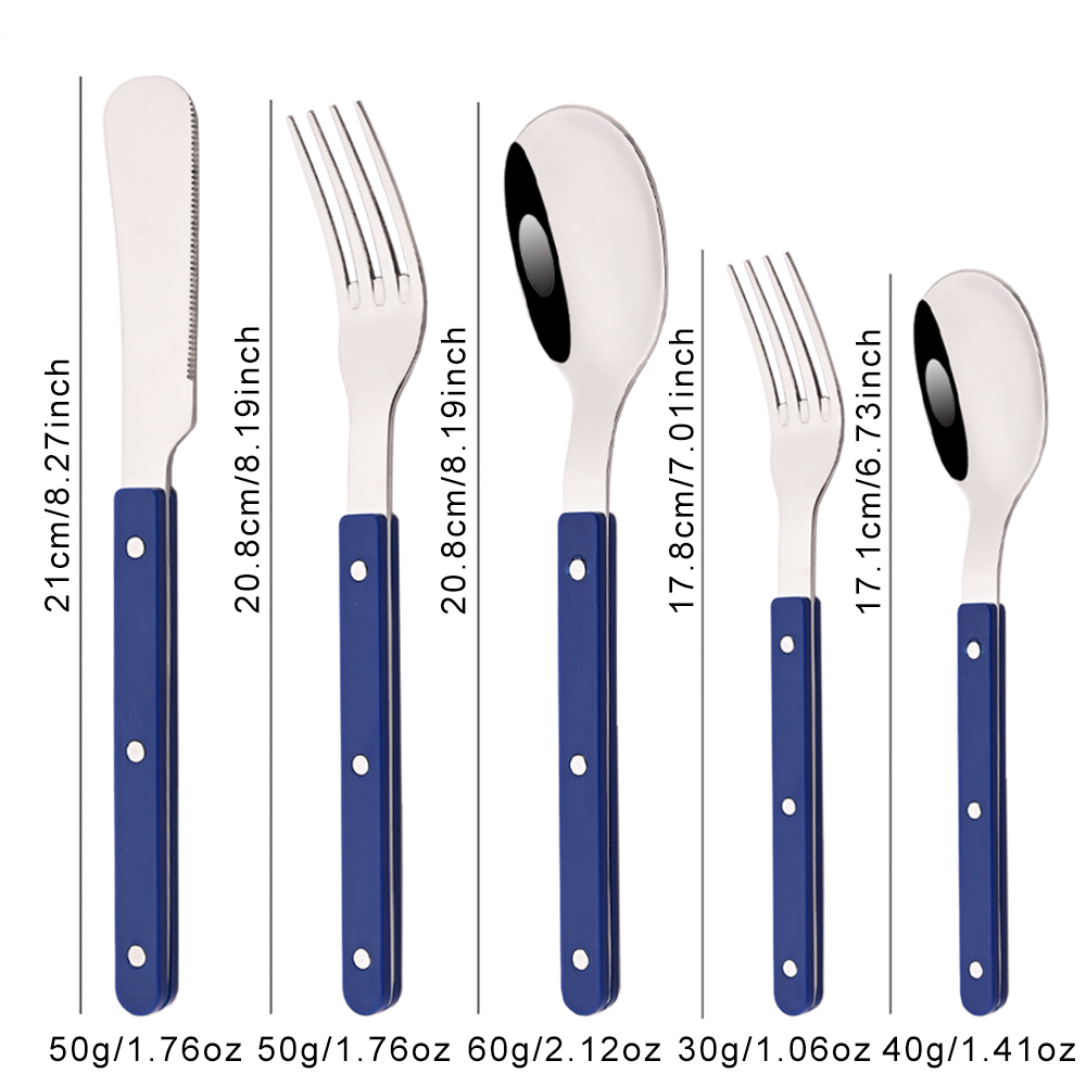 Juego de cubiertos de 20 pieza - Commercial Kitchen Knife Set reseña y precio