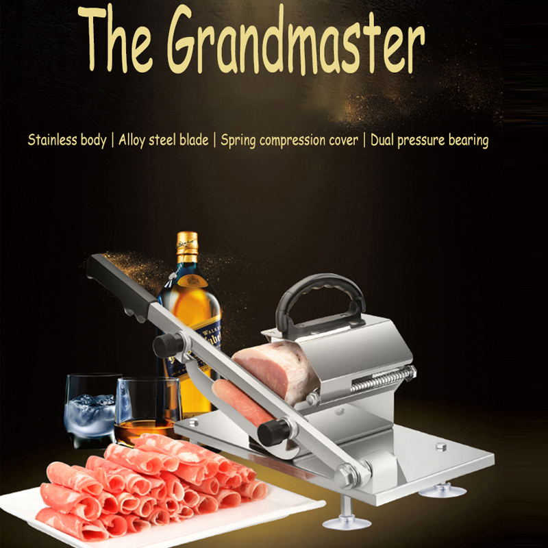 Cortadora de Carne Manual de A - Meat Slicer Machine reseña y precio