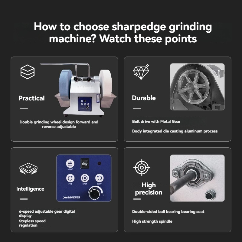 Afilador de Cuchillos Eléctric - Commercial Kitchen Grinder reseña y precio