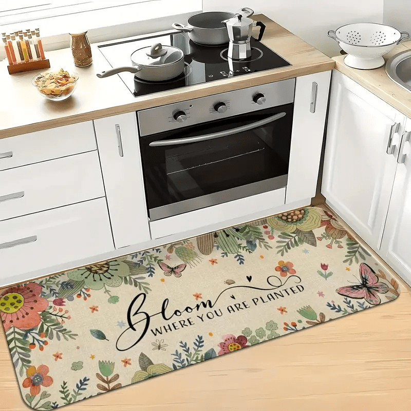 Alfombra de pasillo con estamp - Commercial Kitchen Background reseña y precio