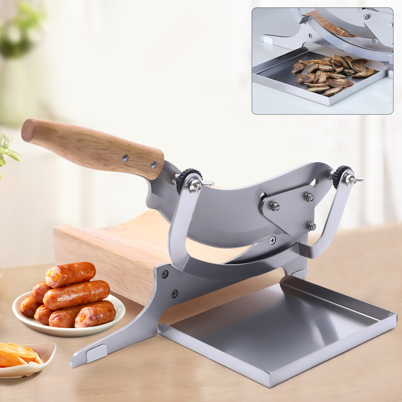 Cortador Manual de Carne y Hie - Meat Slicer Machine reseña y precio