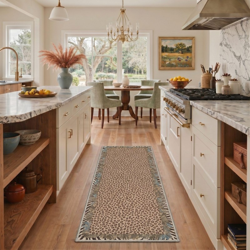 Alfombra con diseño de maripos - Commercial Kitchen Background reseña y precio