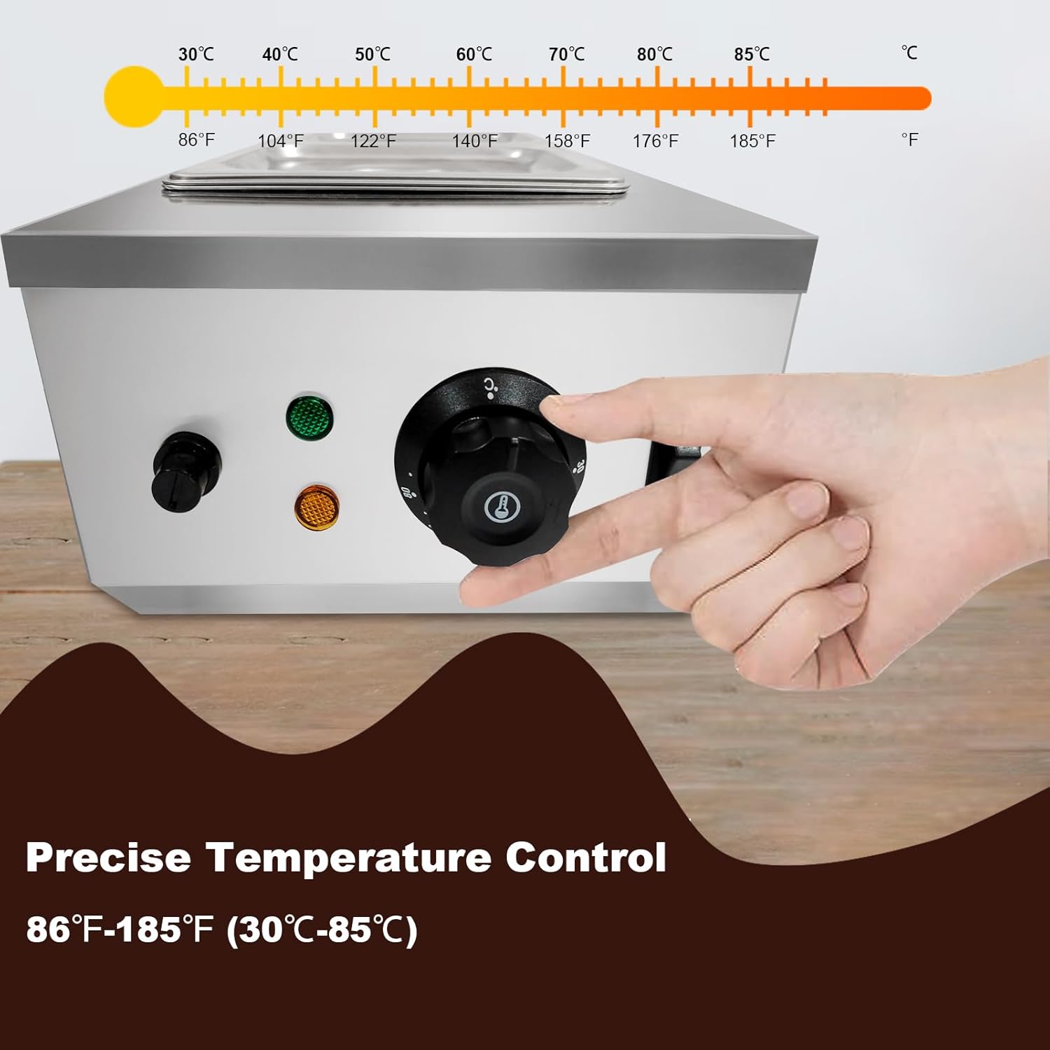 TWISTER.CK Olla para Derretir  - Commercial Kitchen Warmer reseña y precio