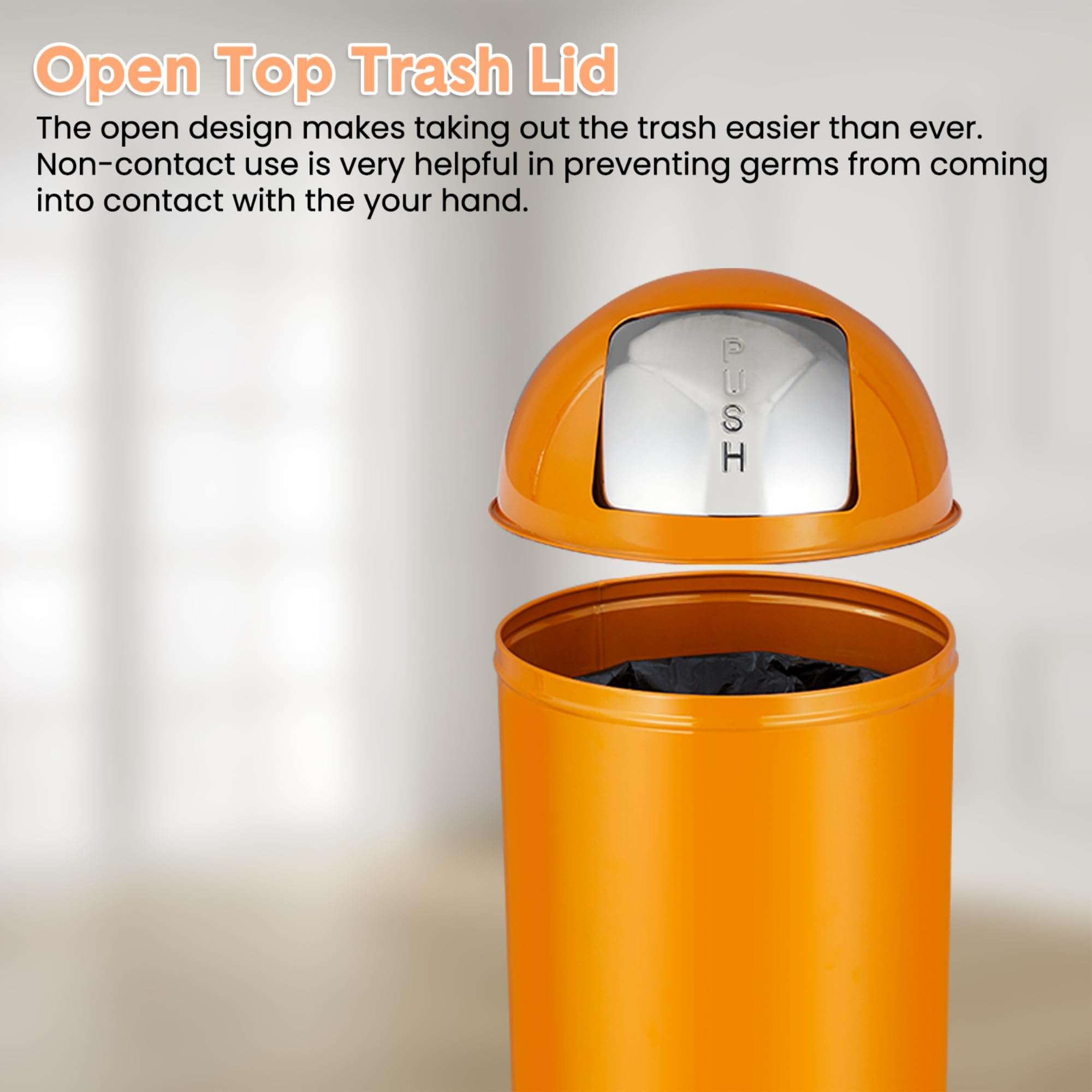 Cubo de Basura de 65 Litros co - Commercial Kitchen Trash Can reseña y precio