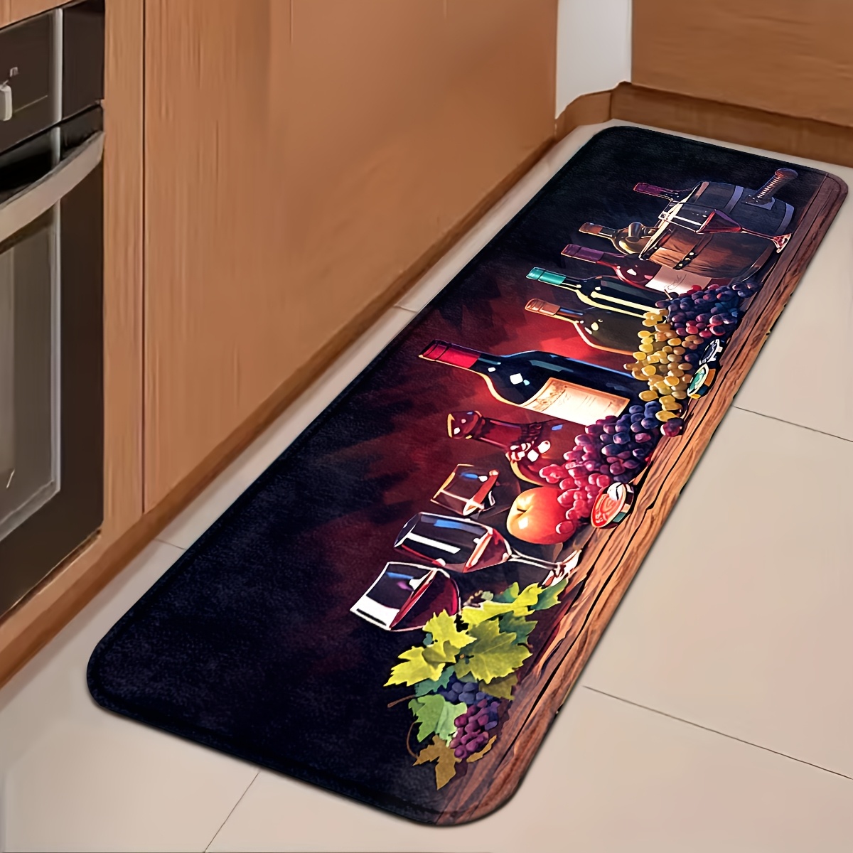 Alfombra Decorativa Realista p - Commercial Kitchen Background reseña y precio