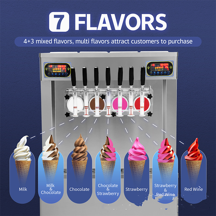Máquina Comercial de Helado Su - Soft Serve Ice Cream Machine reseña y precio