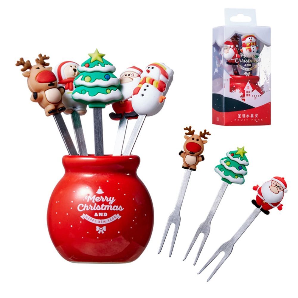 Juego de tenedores de fruta de - Commercial Kitchen Knife Set reseña y precio