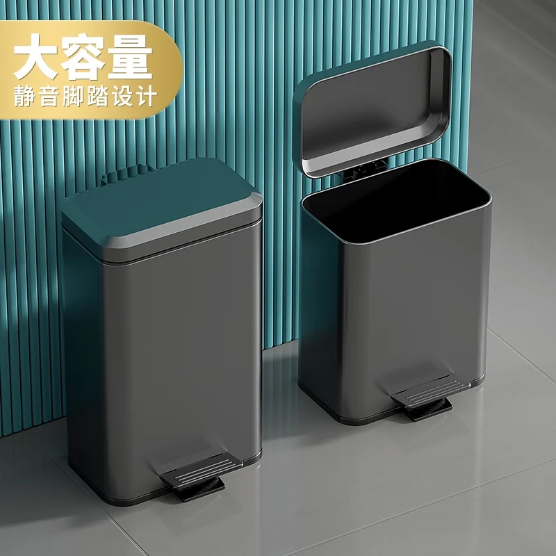 Cubo de basura con Pedal de ac - Commercial Kitchen Trash Can reseña y precio
