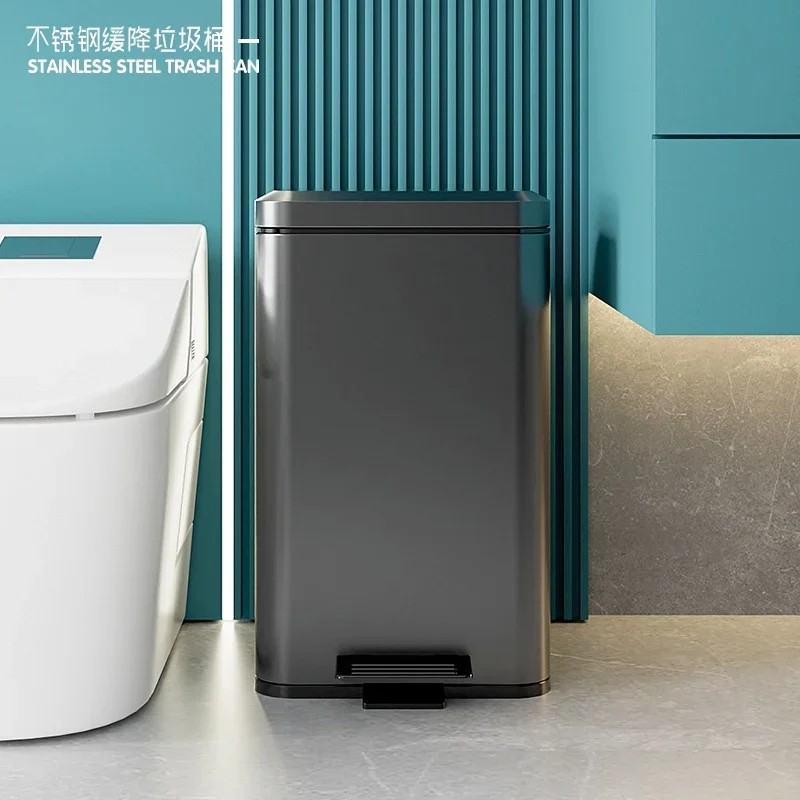 Cubo de basura con Pedal de ac - Commercial Kitchen Trash Can reseña y precio