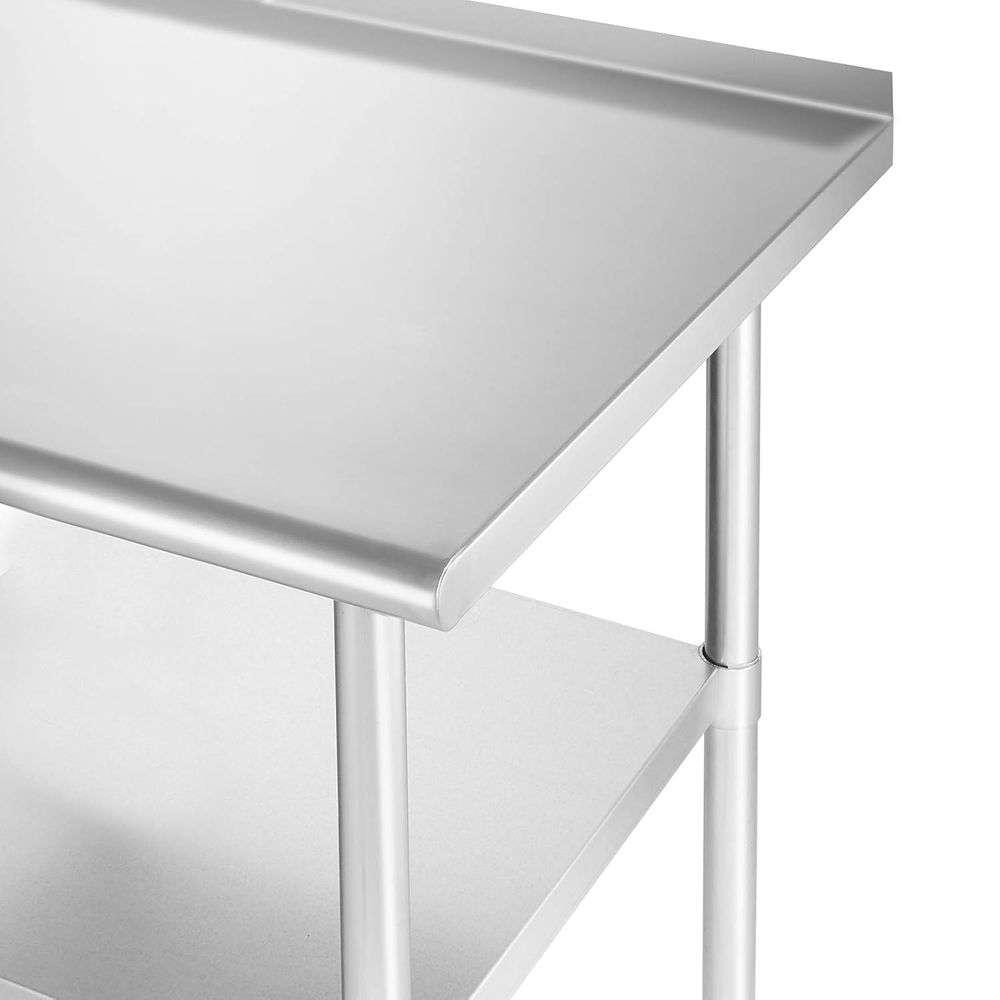 Mesa de Acero Inoxidable de 72 - Commercial Kitchen Backsplash reseña y precio