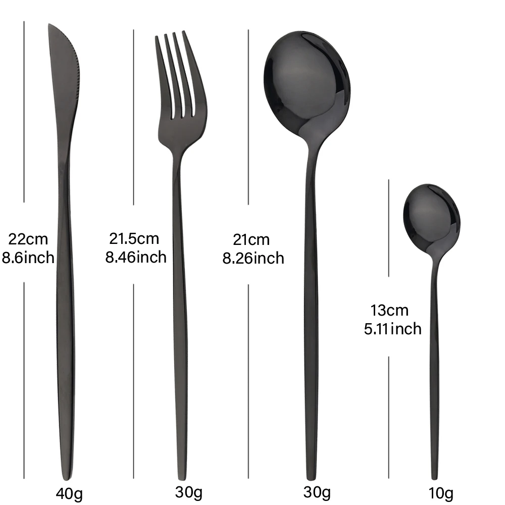 Vajilla dorada de 16 Uds., jue - Commercial Kitchen Knife Set reseña y precio