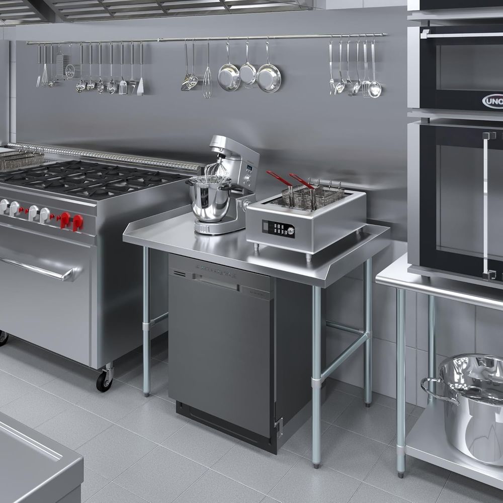 Mesa de Trabajo Comercial con  - Commercial Kitchen Backsplash reseña y precio