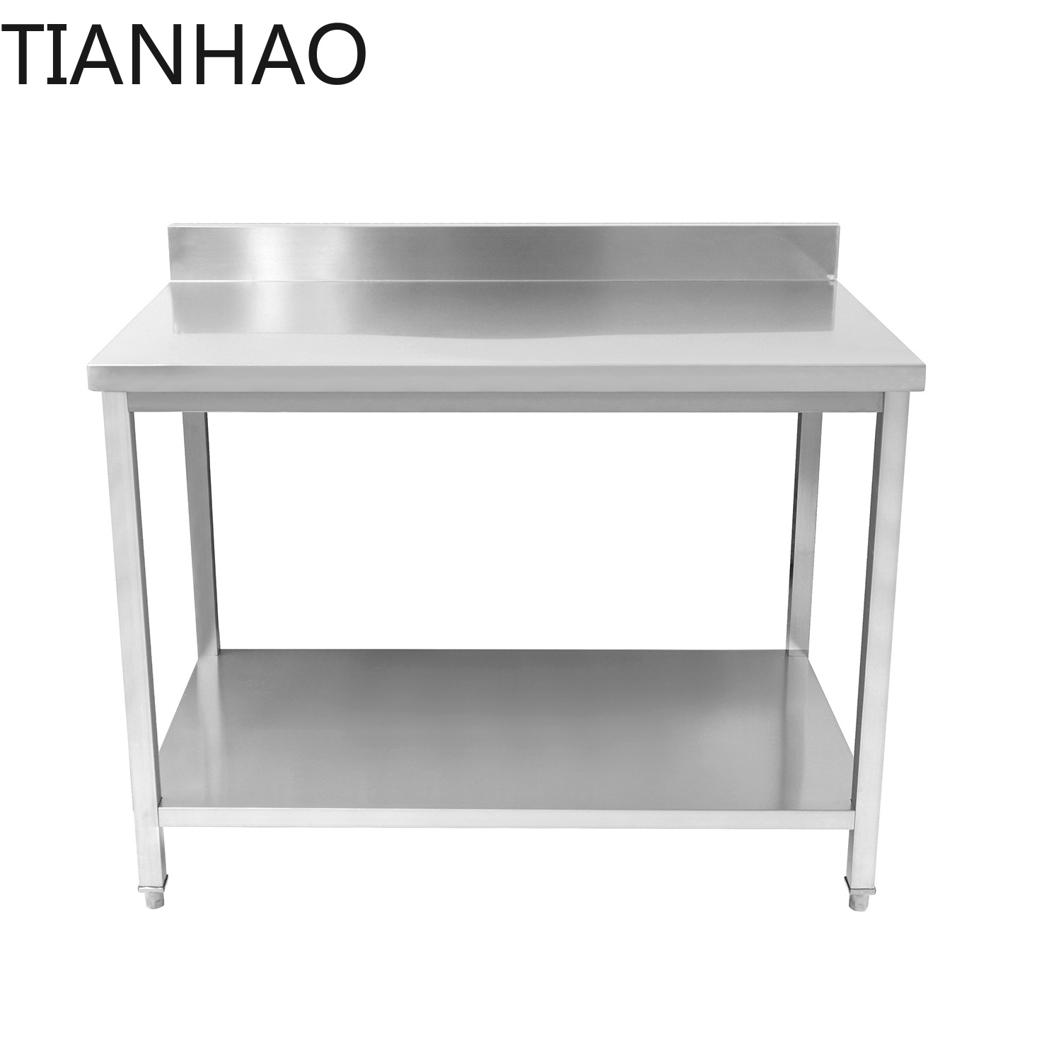 Mesa de Trabajo de Acero Inoxi - Commercial Kitchen Backsplash reseña y precio