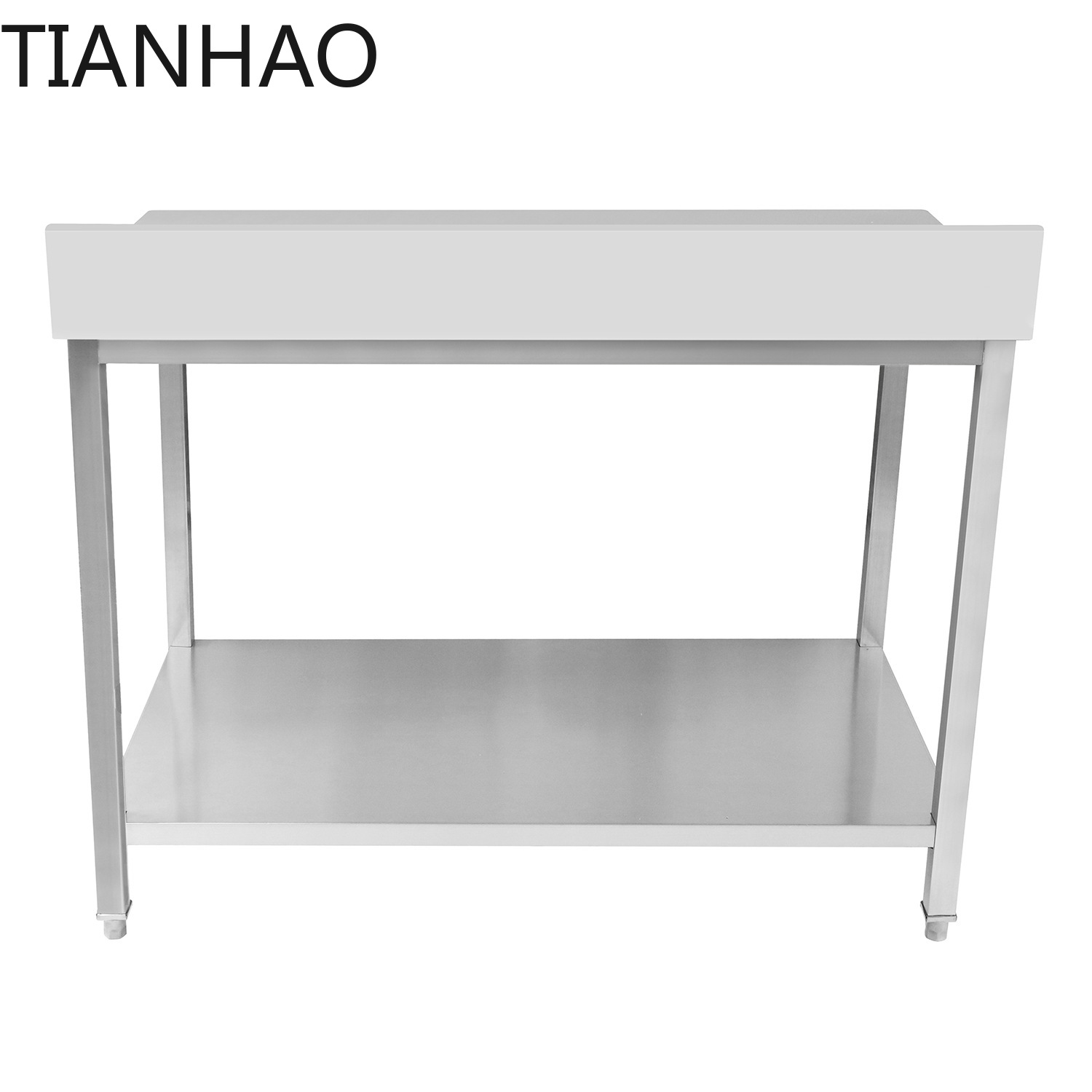 Mesa de Trabajo de Acero Inoxi - Commercial Kitchen Backsplash reseña y precio
