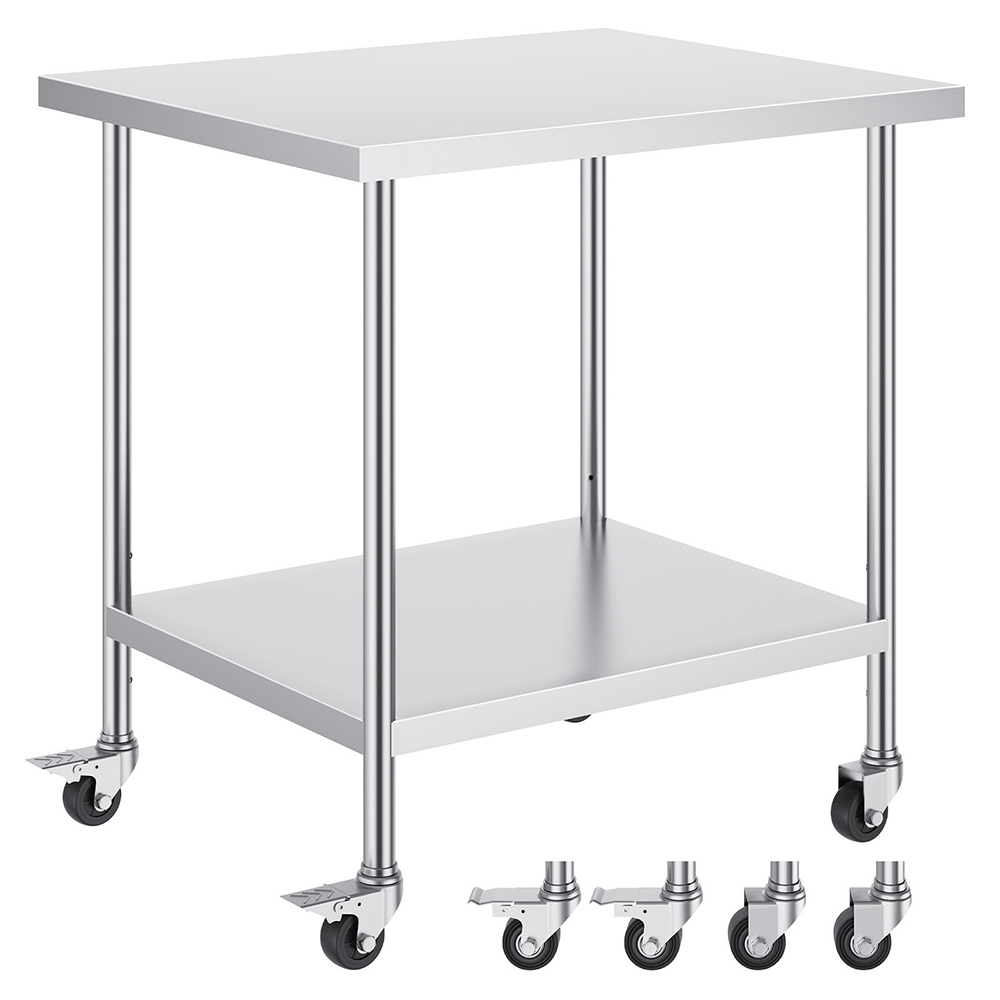 Mesa comercial de acero inoxid - Commercial Kitchen Backsplash reseña y precio